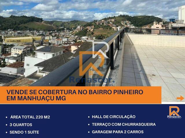 #rn109 - Cobertura para Venda em Manhuaçu - MG - 1
