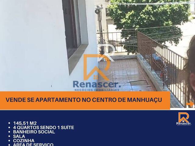 #rn114 - Apartamento para Venda em Manhuaçu - MG