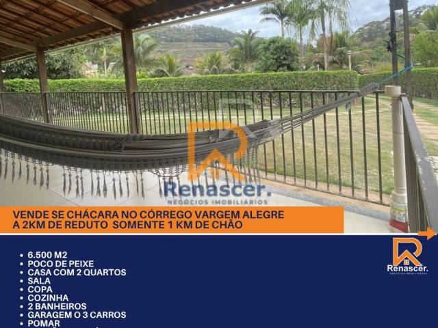 #rn138 - Chácara para Venda em Reduto - MG - 1