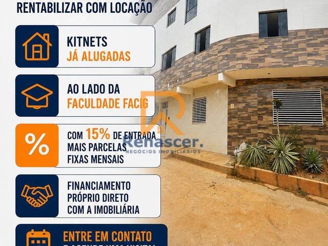 #rn159 - Apartamento para Venda em Manhuaçu - MG - 1