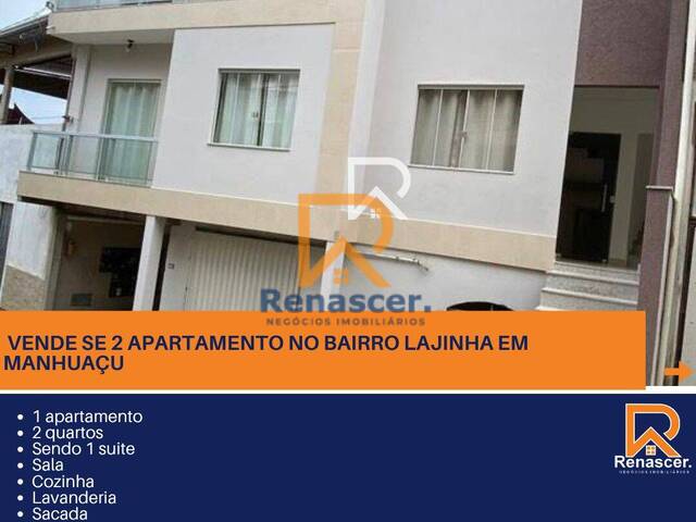 #rn160 - Apartamento para Venda em Manhuaçu - MG