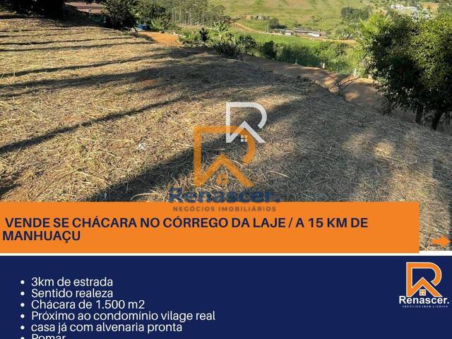#rn162 - Chácara para Venda em Manhuaçu - MG - 1